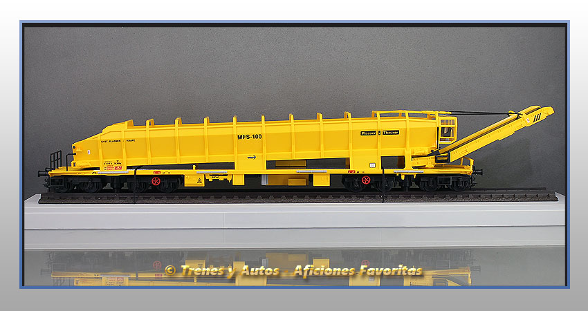 Vagón de transporte y unidad de silo MFS 100 - Plasser & Theurer